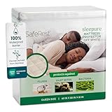 SafeRest Waterproof Queen Size Mattress Protector...