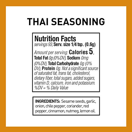Spice Hunter Thai Seasoning Blend, 2 Oz. Jar