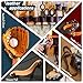 JinRuiKJ Full Grain Leather Strap - 1 Inch Wide 72 Inches Long Leather Strips - Very Suitable for DIY Arts & Craft Projects, Traction Ropes, Bag Straps, Furniture Handles - Crazy Brown