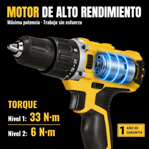 Atornillador inalámbrico Pretul 14 atornillador inalambrico pretul marca Pretul (2)