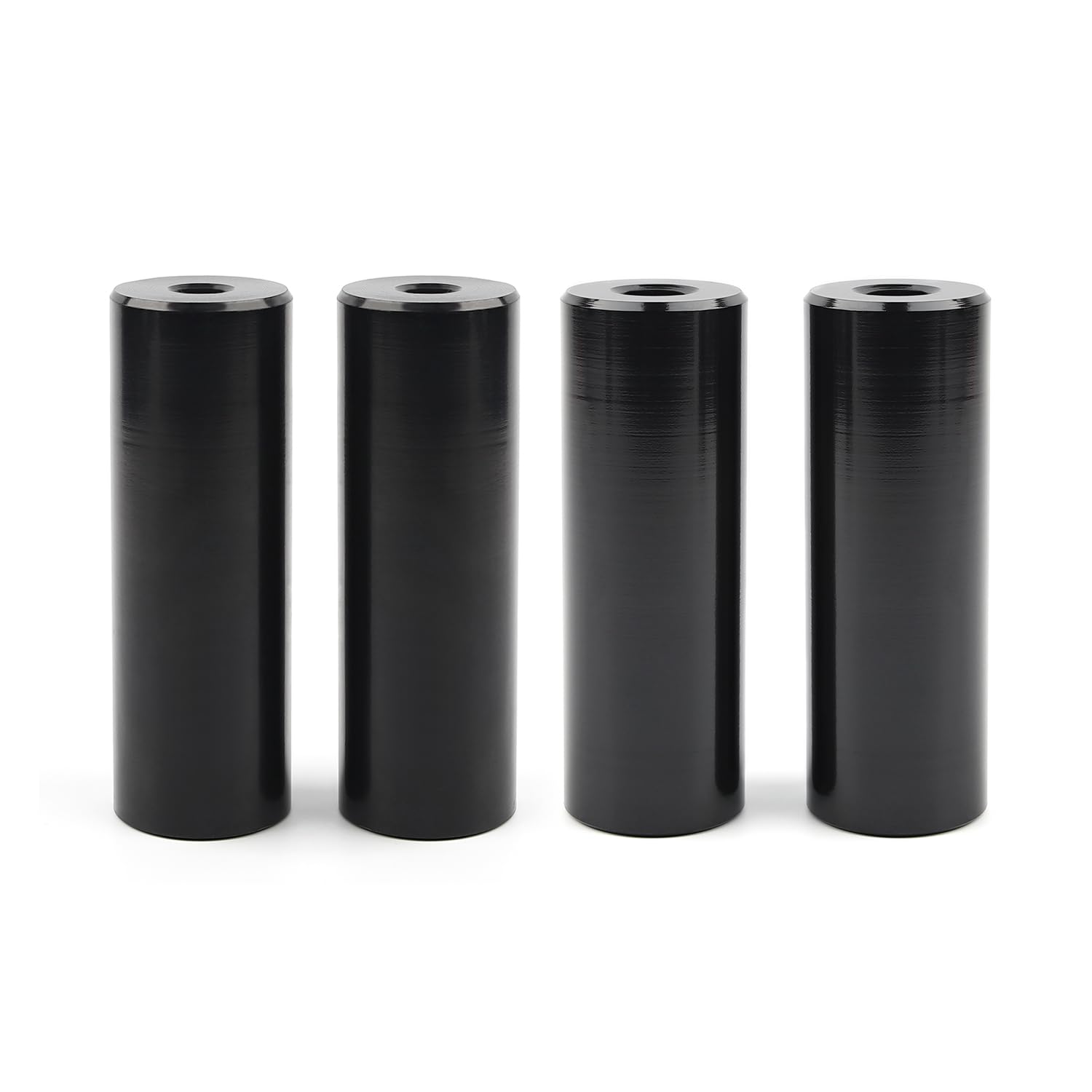 POLSO BMX Pegs Bike Rear Stunt Pegs, Featuring a 10mm Front and 14mm Rear, are a Pair of Durable Steel Bicycle Foot Stand pegs Designed for BMX axle use (Front+Rear pegs), BMX-PD-01