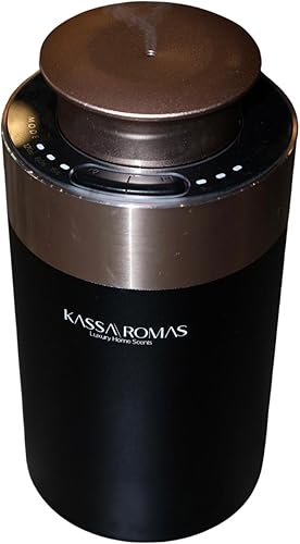 Miniatura 6 de H14 Mini difusor de aroma | Difusor de coche – Diseño moderno, material de aluminio, luz indicadora LED, difusión de aire frío, difusor de aceite,