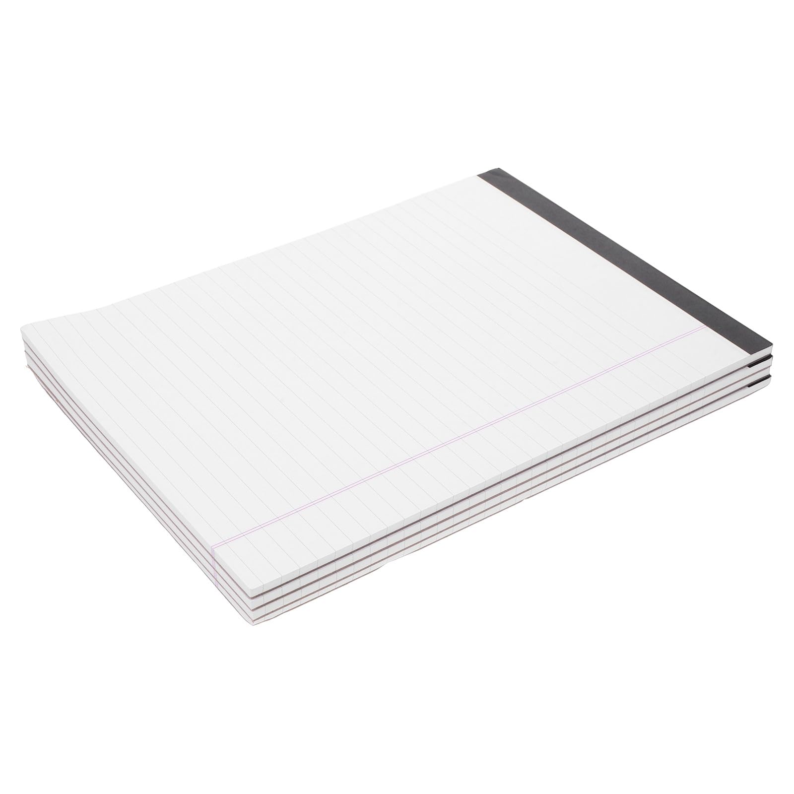 Blocchi Note Legali 4 Pz Carta Bianca Regolata Ampia Supporto Robusto e Inchiostro Anti-trasferimento per Disegno e Appunti Studenti