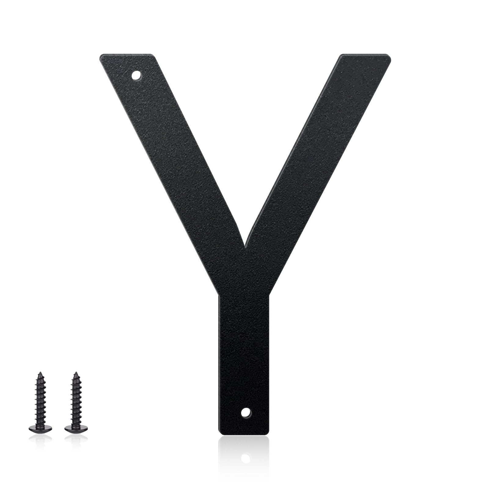 10 Inch House Numbers and Metal Letters for Outdoor Signs, House Numbers for Outside, Aluminum Address Letters and Numbers for Door, Mailbox, Garden, Perfect for Home or Office (Letter Y)