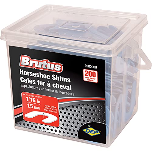 Brutus 99800Br Horseshoe Shim Tile Spacers, 200 Count #TOP1