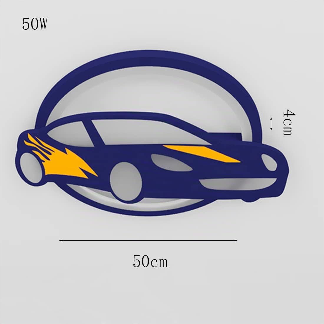 dimmable plafonnier led lampe de enfants 50cm ronde aBleu lustre avec télécommande chambre d'enfant chambre à coucher salle de séjour salle à manger bureau lumière voiture stylisme moderne éclairage