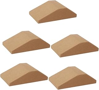 Sosoport 5 Peças Suprimentos Auxiliares Pesados Placa De Fitness Pedaleira Placa Elástica Prática Maca De Panturrilha Esportes Placa Inclinada Cunhas Internas Domésticas Fitness Cortiça