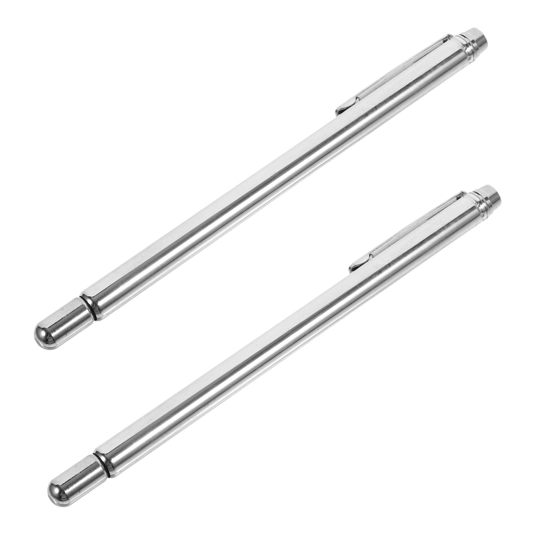 NAMOARLY 2pcs Probe Stick Tool Water Detection Divining Rod Portable Dowsing Rods Dowsing Rods for Compass Detection Rod Dowsing Rod Metal Divination Sticks Kit Silver Stainless Steel