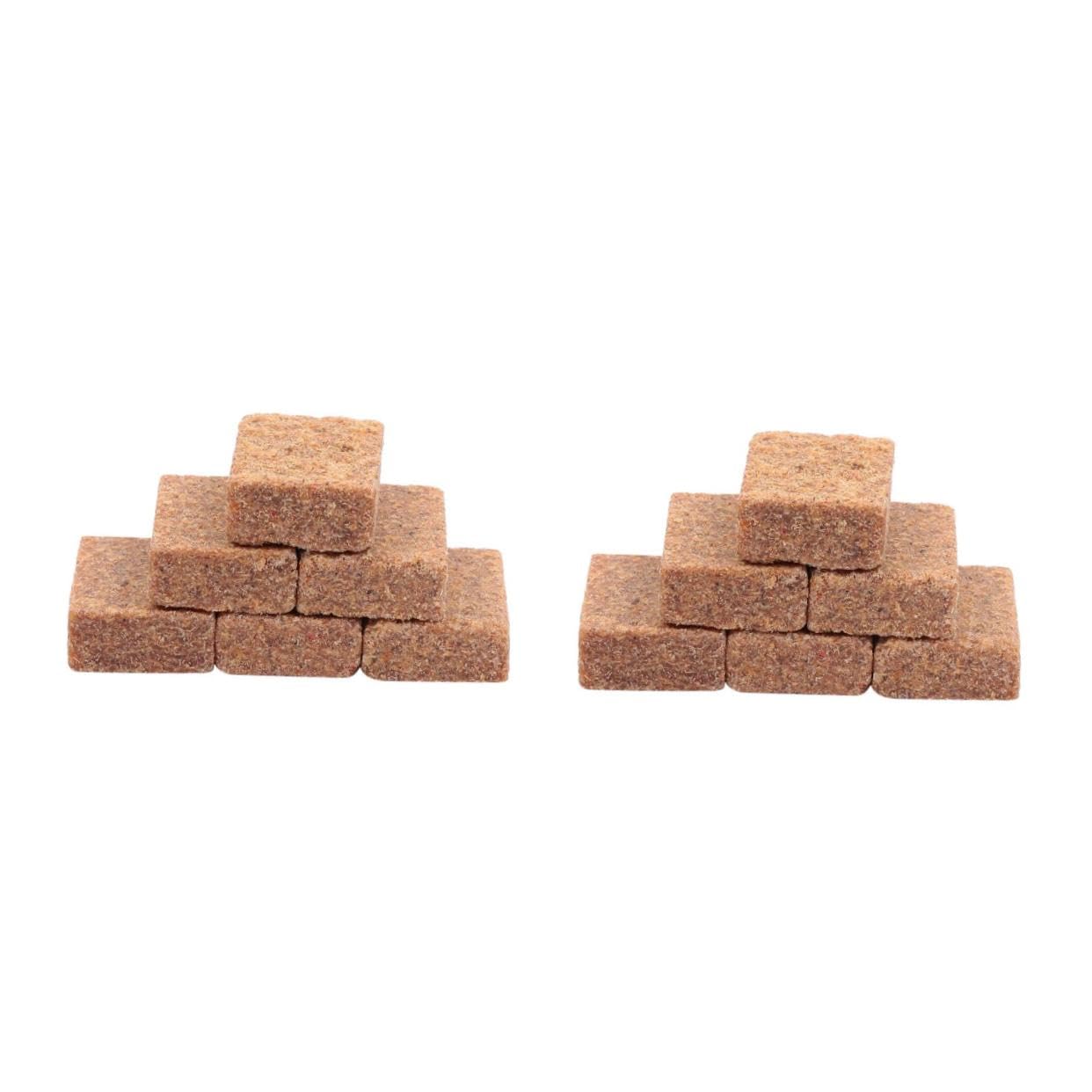 KESYOO 2sets Camping Firestarters Combustion Supporting Blocks Easy to Use Outdoor Burning Blocks for Campfire 50pcs*2