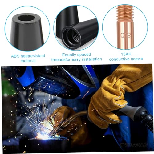 Boquilla sin gas con núcleo fundente y puntas de contacto de 0,8 mm para pistola MIG 6