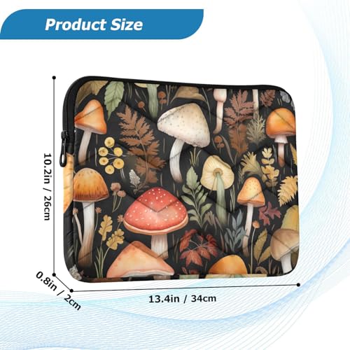 Funda para portátil 13-14 pulgadas con diseño de hongos miniatura 3