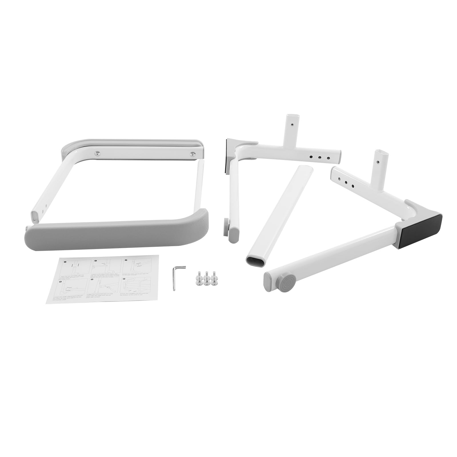 Aide à se lever pour canapé et lit, réglable en hauteur et en longueur, avec poignées antidérapantes, aide à se lever stable jusqu'à 150 kg, poignée pour canapé, toilettes et soins
