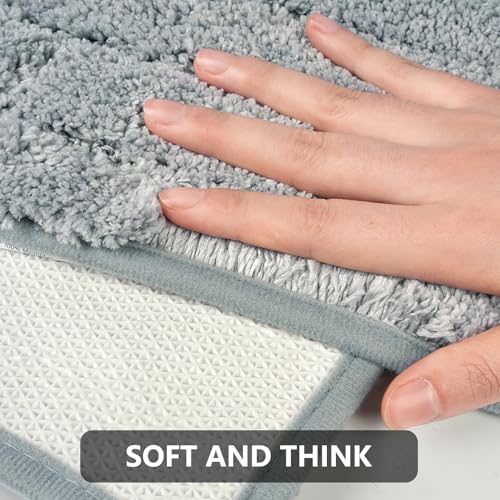 Tapis de bain antidérapant super absorbant pour sol de douche lavable en machine - 6
