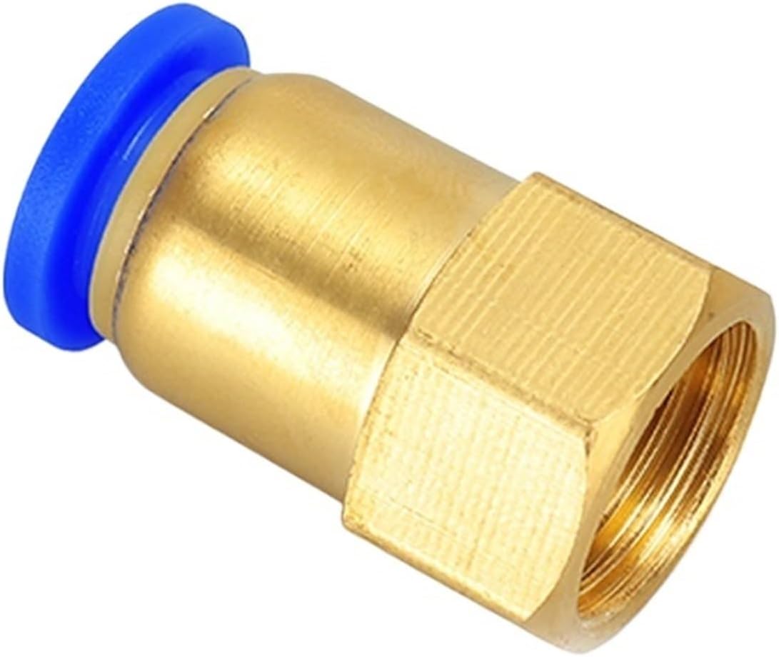 Air Pipe Fitting 10mm 12mm 8mm 6mm Hose Tube 1/8" 3/8" 1/2" BSPT 1/4" Female Thread Brass Pneumatic Connector Quick Joint Fitting(2.8)