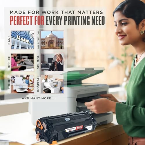 Image of Intex LTC 925 GB Toner Cartridge | Compatible for HP LaserJet Pro M1132, P1102, M1212, M1217 | Premium Black Toner
