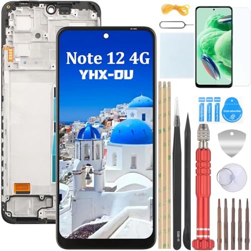 【Schermo di alta qualità per Xiaomi Redmi Note 12 4G】: Lo schermo ha un'elevata luminosità, funzione touch con sensibilità 3D.Ogni schermo è stato testato molto prima della spedizione per garantire che funzioni bene sul tuo dispositivo.