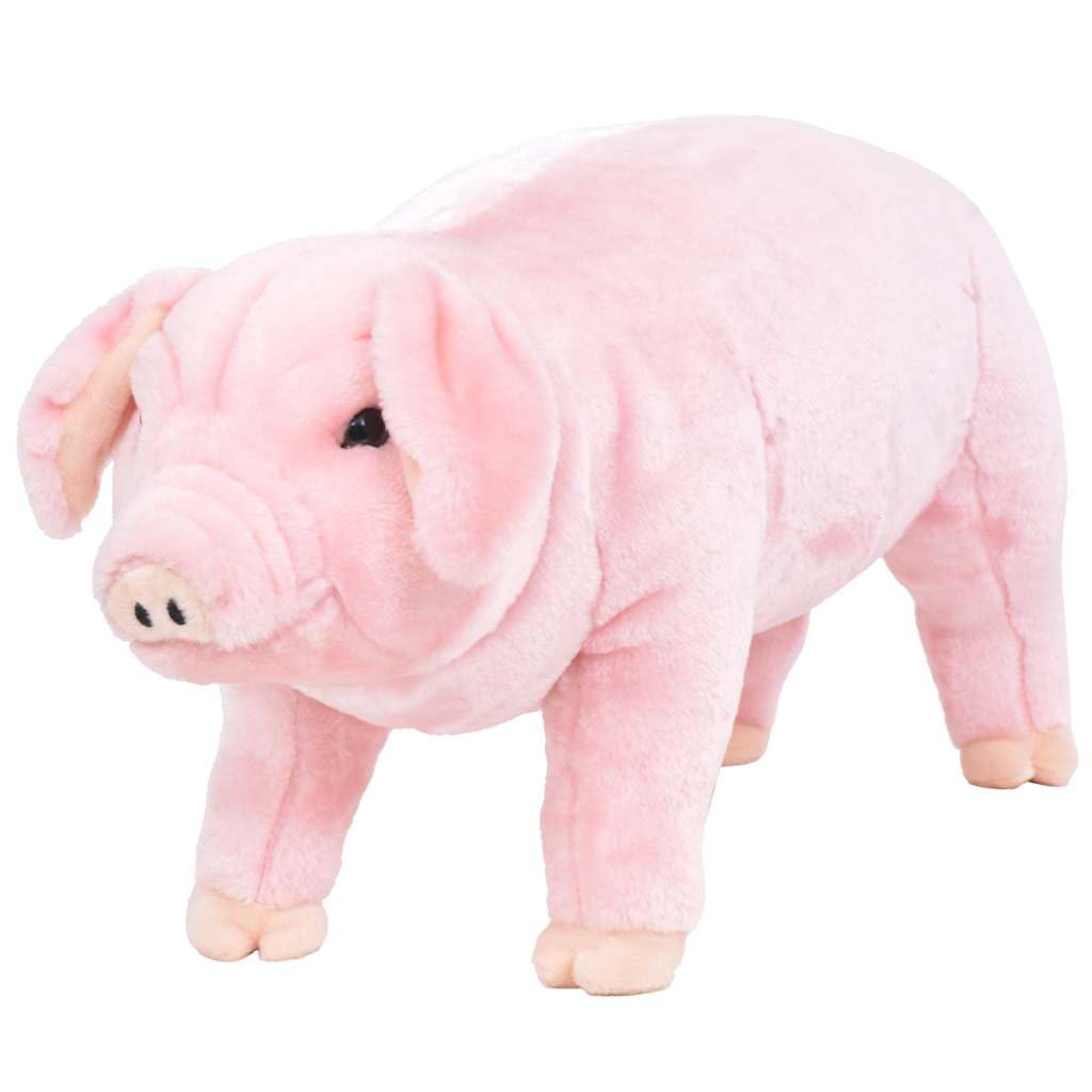 Plüschtier Schwein Stehend Rosa XXL Kuscheltier für Kinder ab 36 Monaten Weiches Plüschspielzeug als Freund und Einschlafhilfe geeignet für Kinderzimmer, Bett, Reise
