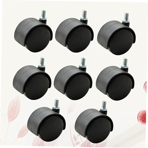 Miniatura 8 de 8 unids 2 ruedas para muebles silla ruedas ruedas silla oficina ruedas silla rueda nido