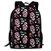 Produktbild Klassischer Rucksack Cakavera Sugar Skull_9364 Reise-Laptop-Rucksack, extra großer College School Student Rucksack für Männer und Frauen