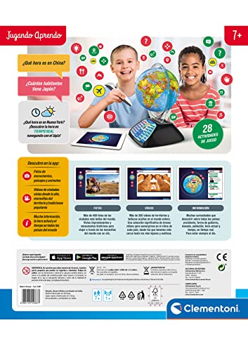 Clementoni Globe terrestre interactif 55387 Version Espagnole - vue 2