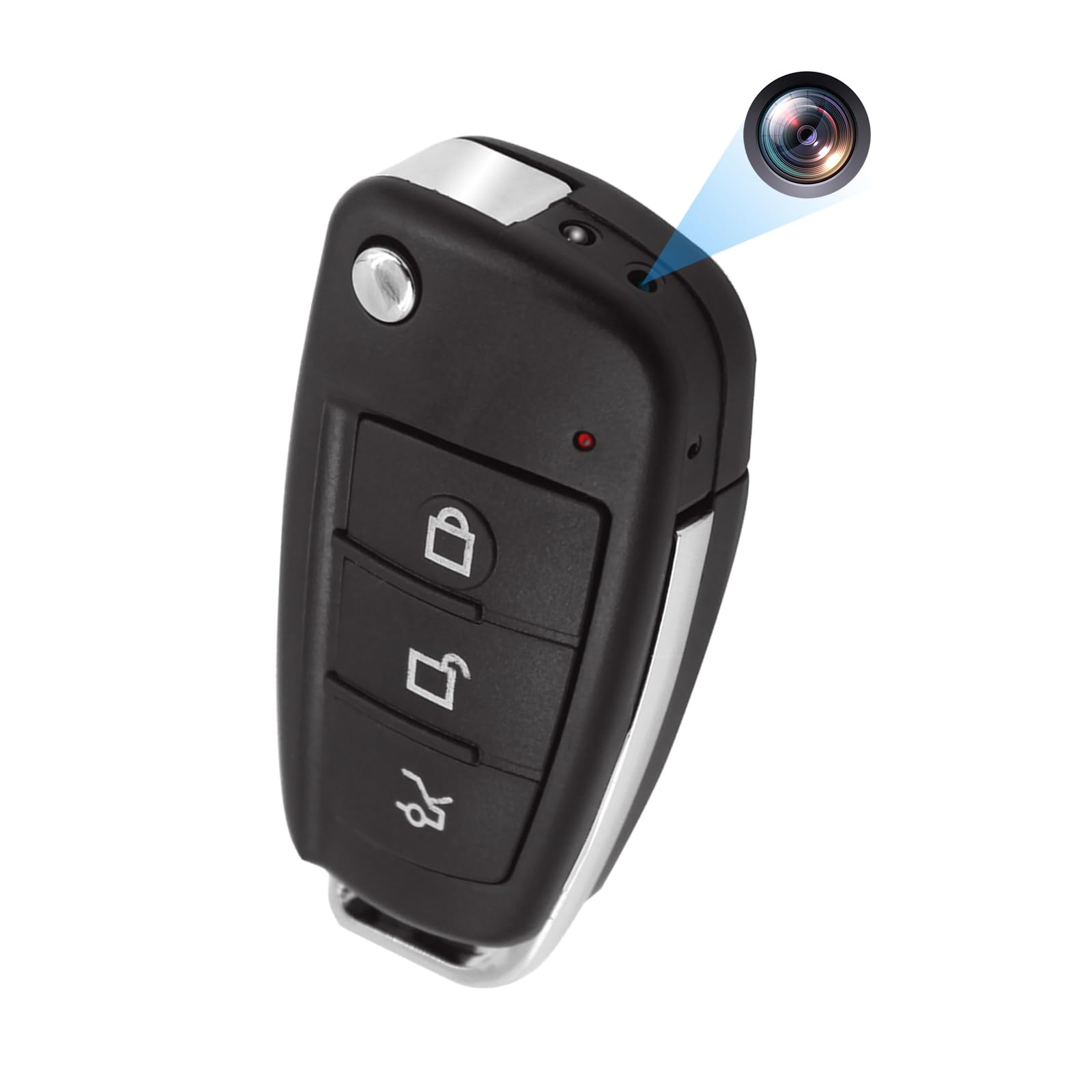 sakalaka HD 1080P Mini Bodycam Überwachungskamera Tragbare Body Kamera mit Bewegungserkennung Nachtsicht für den Innen- und Außenbereich