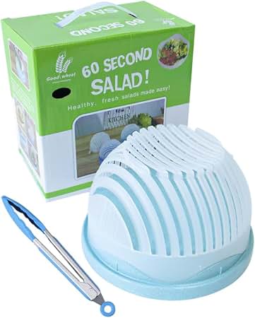 美品★動作確認済★food cutter★salad quick★sq02-az Amazon.com: 2-in-1 Salad Cutter Bowl & Veggie Chopper – Quick 60