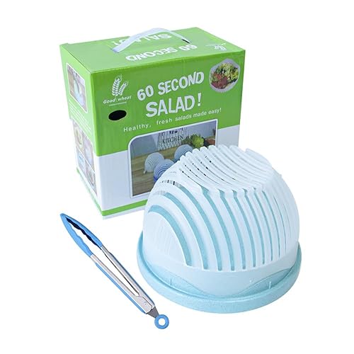 2-in-1 Salad Cutter Bowl & Veggie Chopper – Quick 60