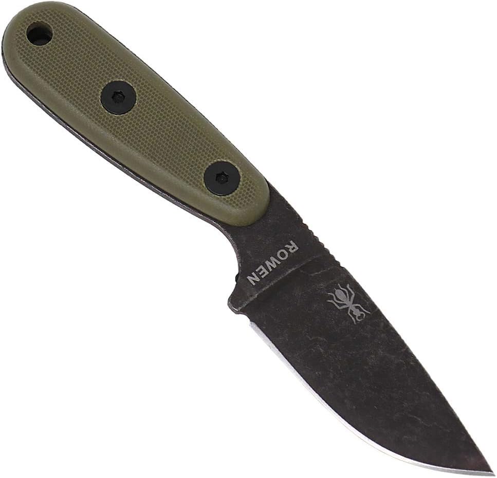 ESEE Knives Izula-B-BO w/Handle, Molded Polymer Sheath, and Clip Plate (Olive Drab G10)