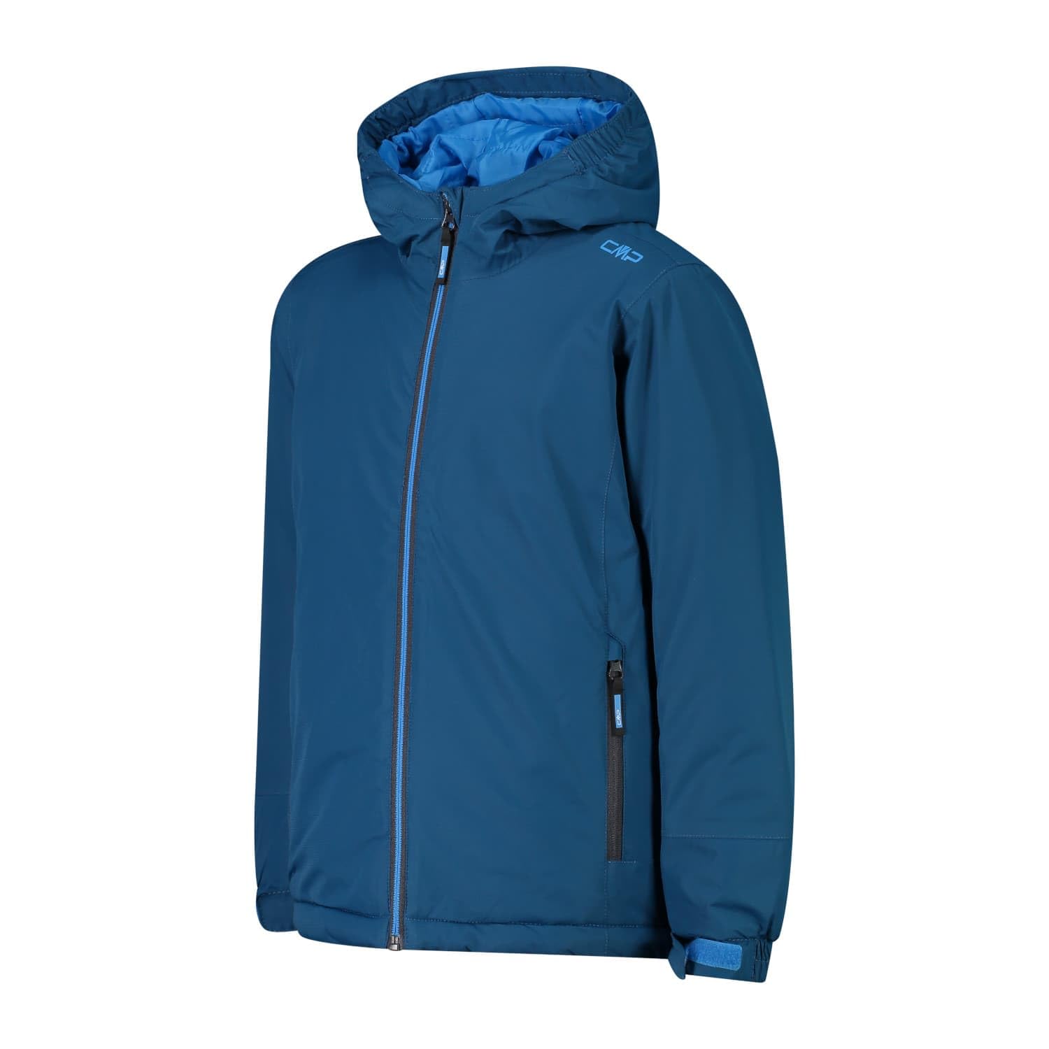 CMP - Chaqueta infantil con capucha fija, Gasolina, 164