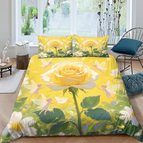 Housse de couette rose 3D en microfibre 200x200 pour lit double ado - 2