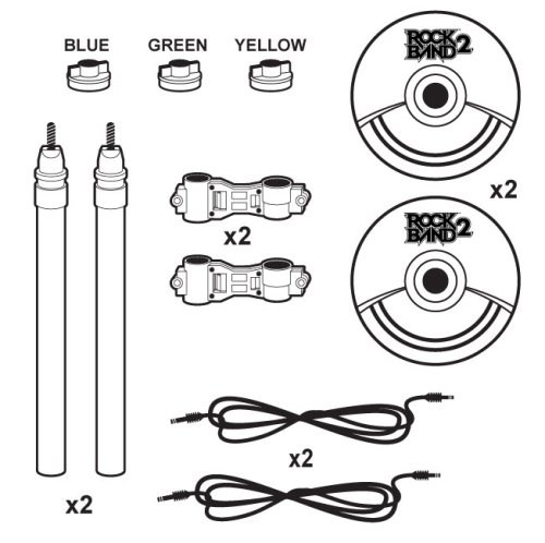 Rock Band 2 Double Cymbal Expansion Kit
