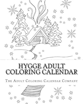 Paperback Hygge Adult Coloring Calendar: 2017 Book