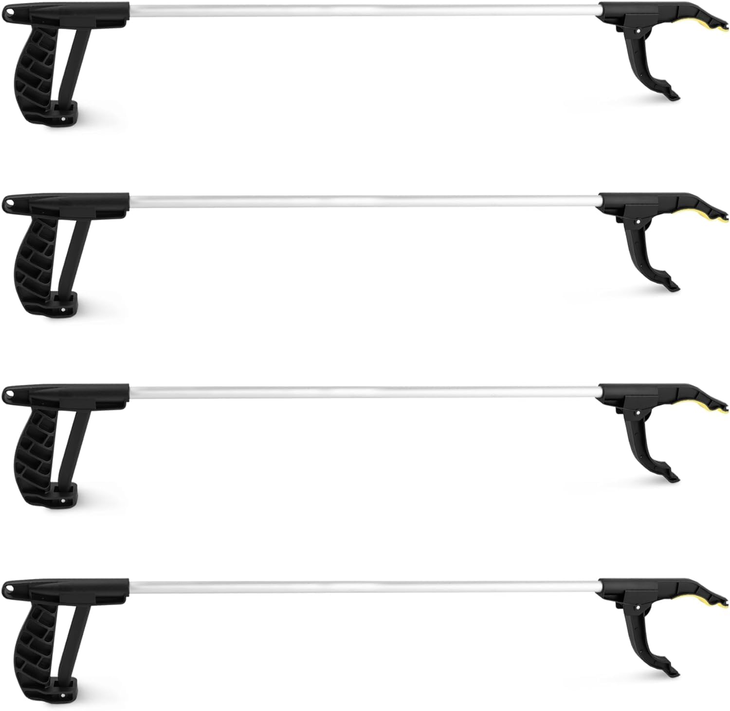 12 Pack Litter Picker Ergonomic Long Reach Handle 30 Inch (75cm) Garden Tool, Magnetic Pick Up Durable & Sturdy for Picking Rubbish, Weeds, Leaves, Gardening, Elderly & Disabled Multi-use Tool