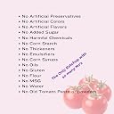 The True Tomato Sugar Free Tomato Ketchup|Homemade And Made To Order||more than 85% Fresh Tomatoes |No Harmful Chemicals,No Added Colors,No Oils,No Preservatives,No Thickeners (550 Gram,Sugar Free) gallery image