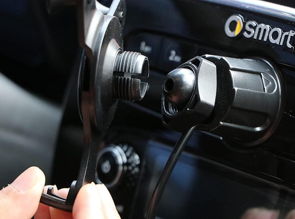 SHIFENG Supporto per Auto per Smart 453 Fortwo Forfour 2015-2021, Supporto per Telefono Cellulare e Navigazione, Accessori per Ricarica