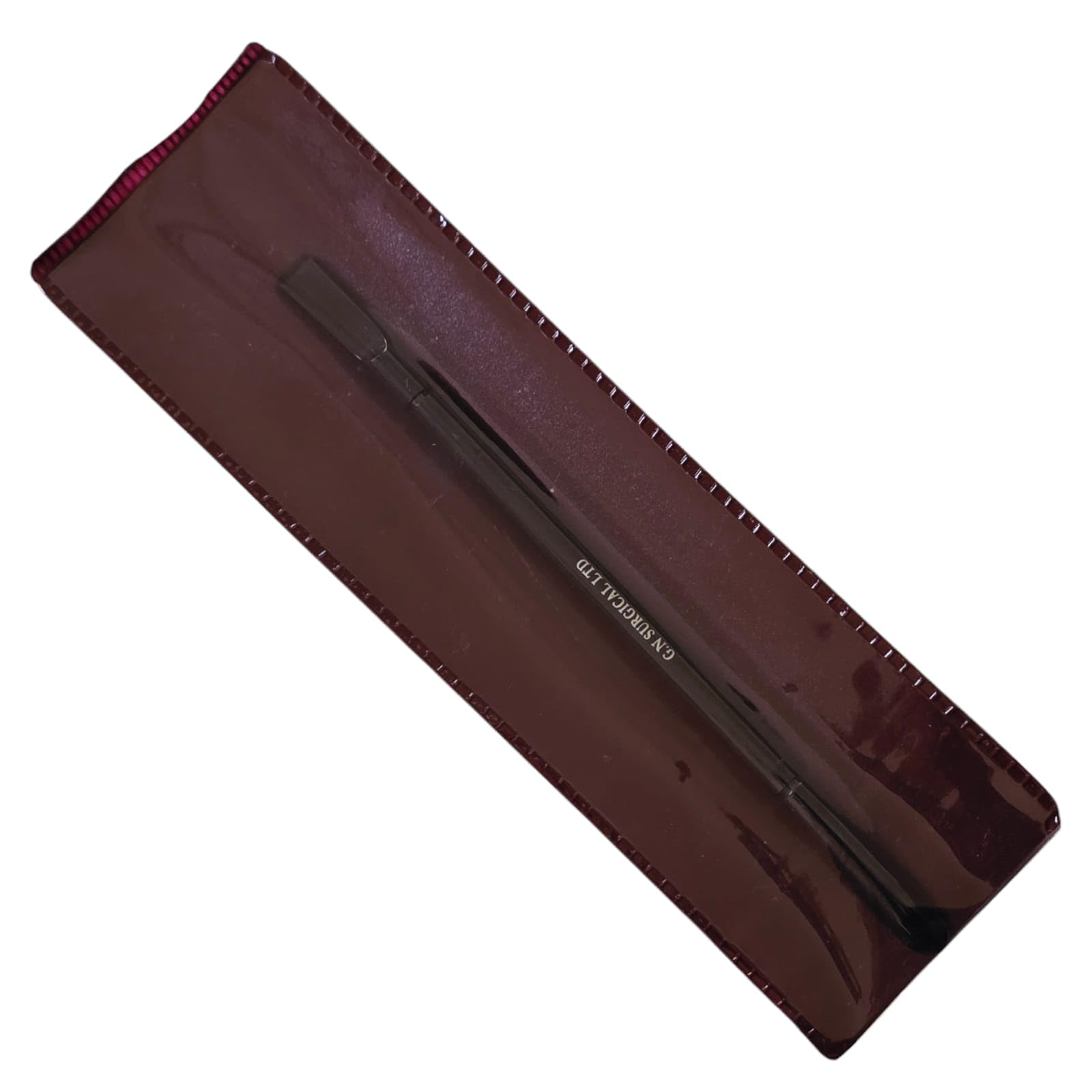 Professional Stainless Steel Cuticle Pusher, Dual-Ended, Matte Black - Image 4