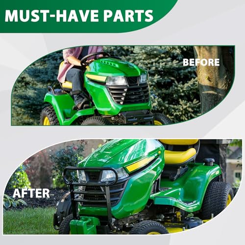 ELITEWILL Frontstoßstangenschutz für Gartentraktoren, passend für John Deere X300 X500, ersetzt OEM BM23057
