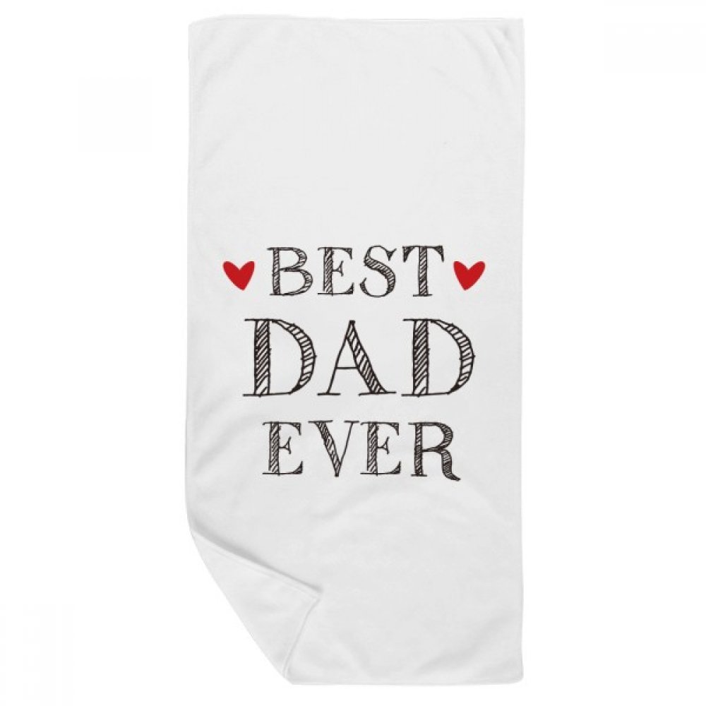 Serviette Le Meilleur Papa pour célébrer un père unique au quotidien