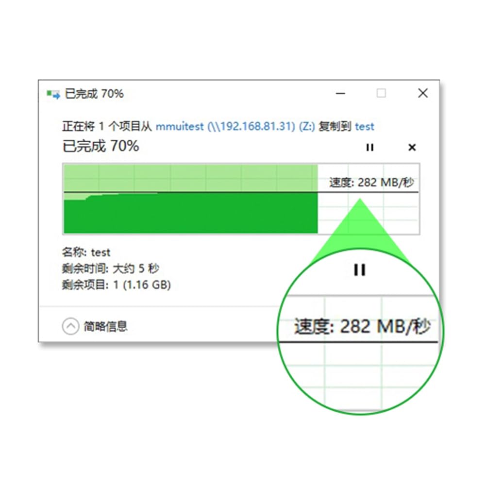 Scheda di rete Ethernet NIC M.2 a doppia porta 2,5 G M.2 22 X 80 mm Dimensione B Key e M Key 2500 Mbps RTL8125B Chipset