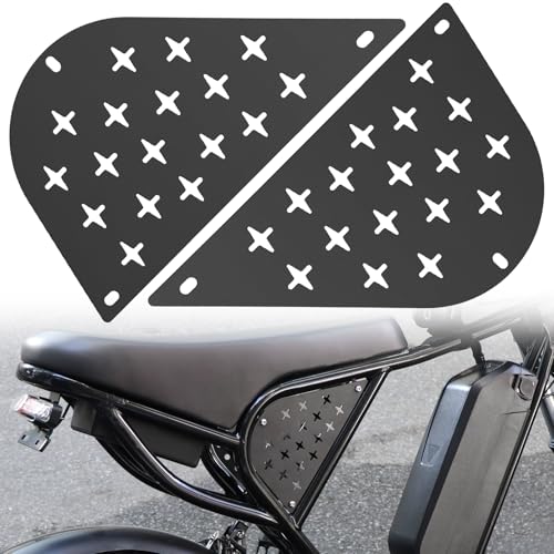 YIBEICO Upgraded Fender Set for Ridstar Q20/ YVY E-Bike 2-Piece Heavy-Duty Motorcycle Style Mud Guard with Shock Absorption Easy Installation Accessoires for Ridstar Q20