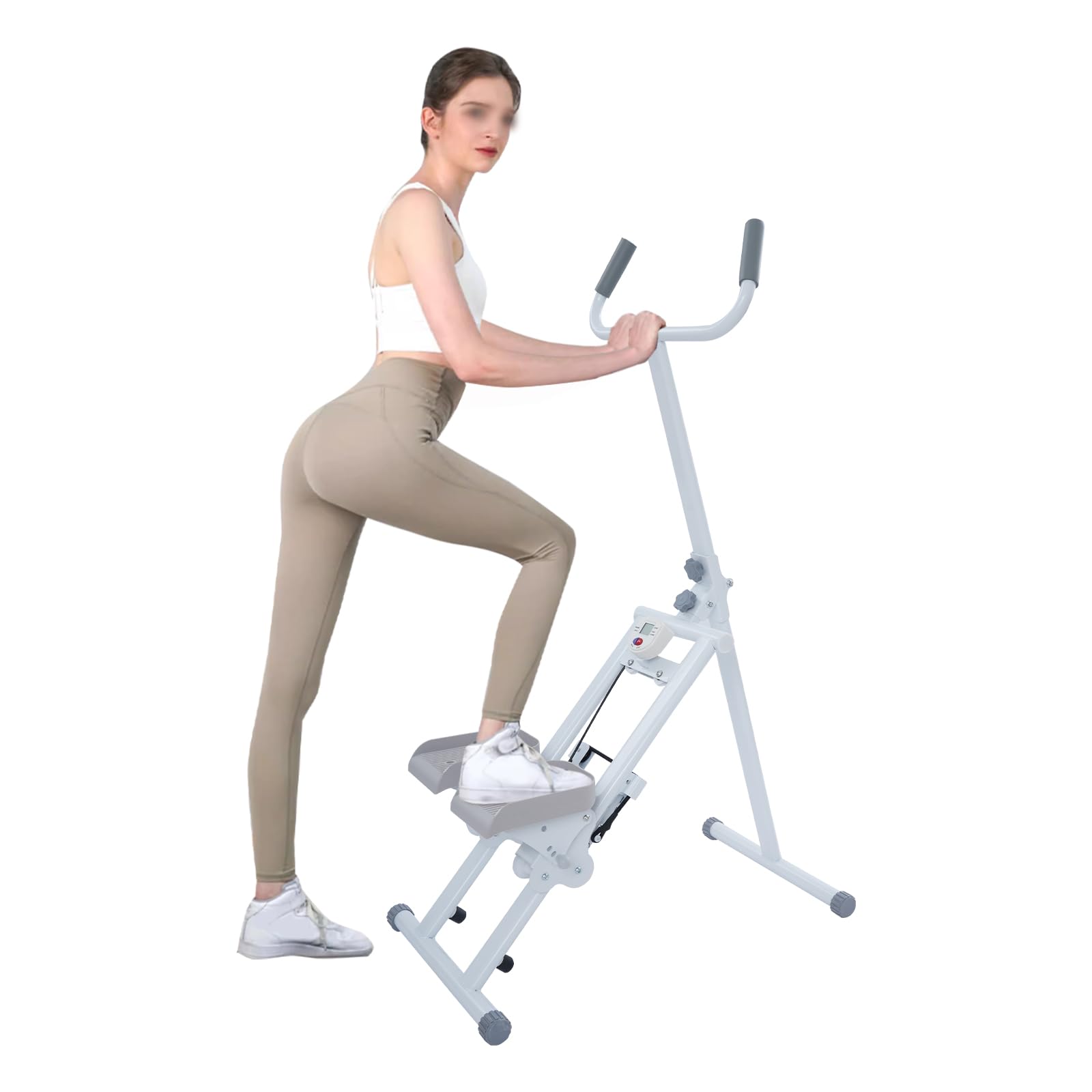 Workout Stair Stepper Foldable Vertical Stair Climber Machine Fitness Stepper for Full-Body Workout, Stair Stepper for Home Gym-image-48