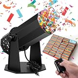 BriSunshine 1500W Professional Electric Confetti Machine with Remote & 2.2 lbs Confetti Paper Blower for Weddings, Birthday Parties, Celebrations, Special Events
