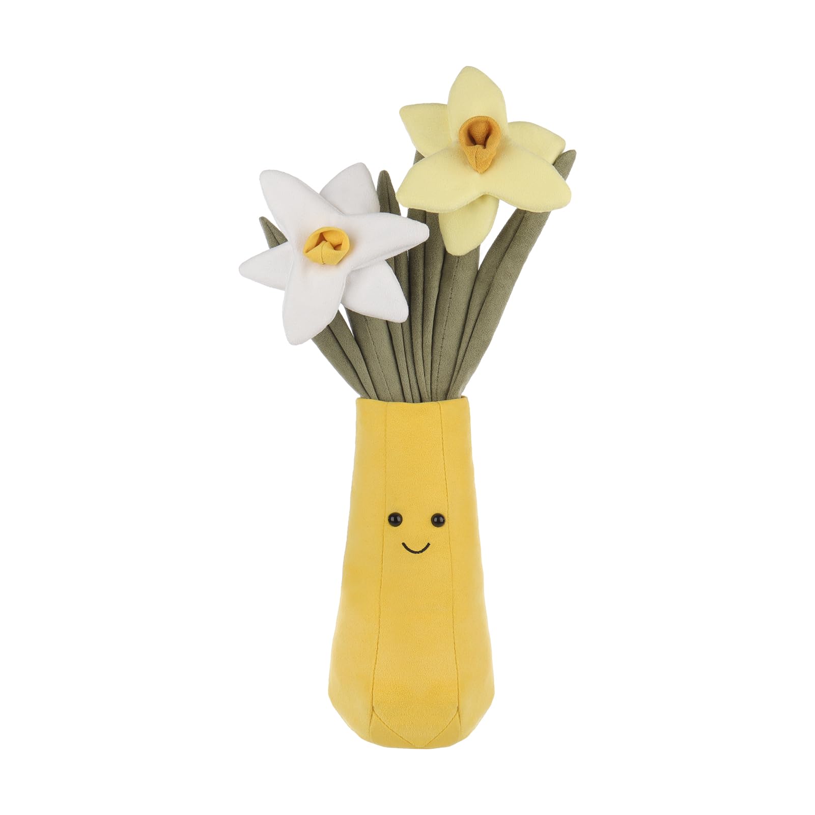 Plante jouet peluche Apricot Lamb narcisse jaune 36 cm pour consoler bébé
