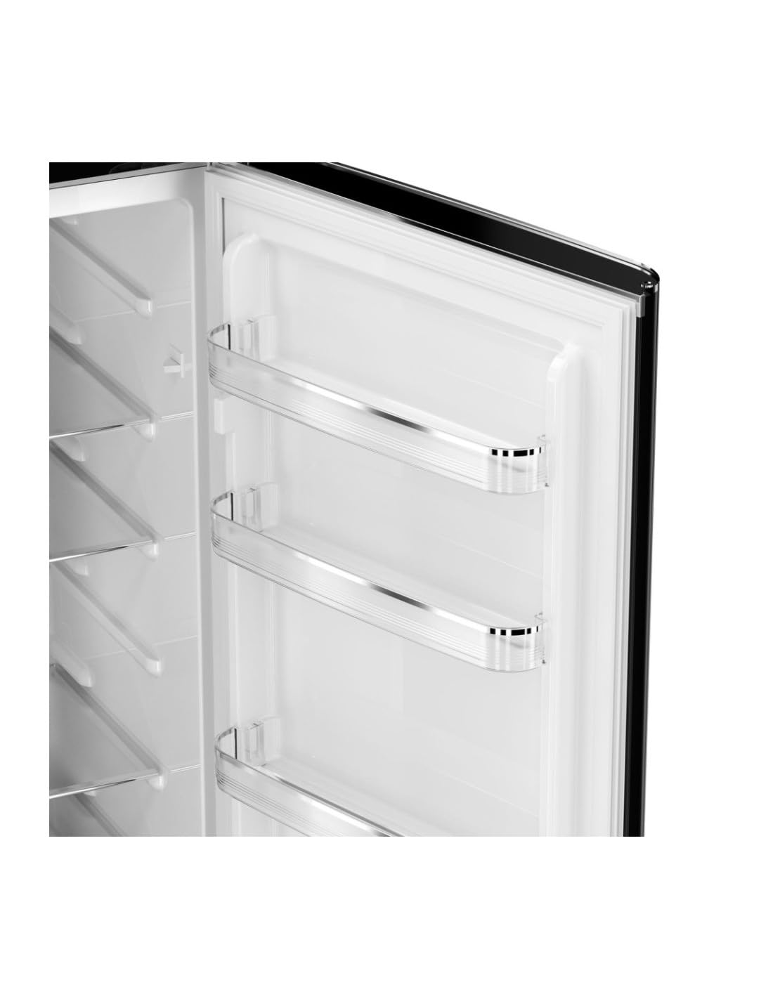 ALPHA Frigorífico Combi Pegasus Elite Pro-55, Cristal Negro, Cíclico.