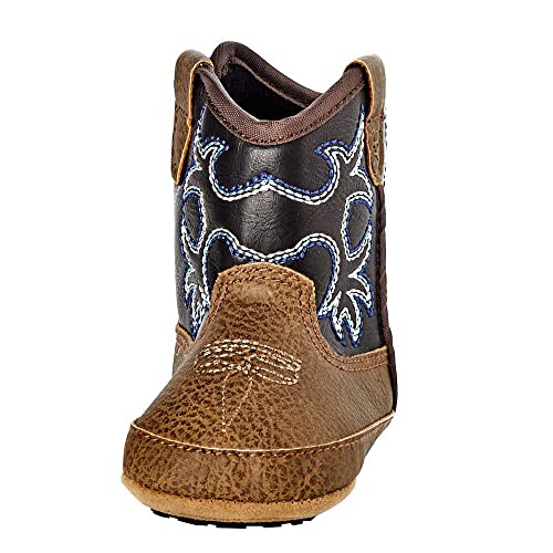 M&F Western Baby Boy's Tombstone (Infant/Toddler) Medium Brown/Blue US 3 Infant M2