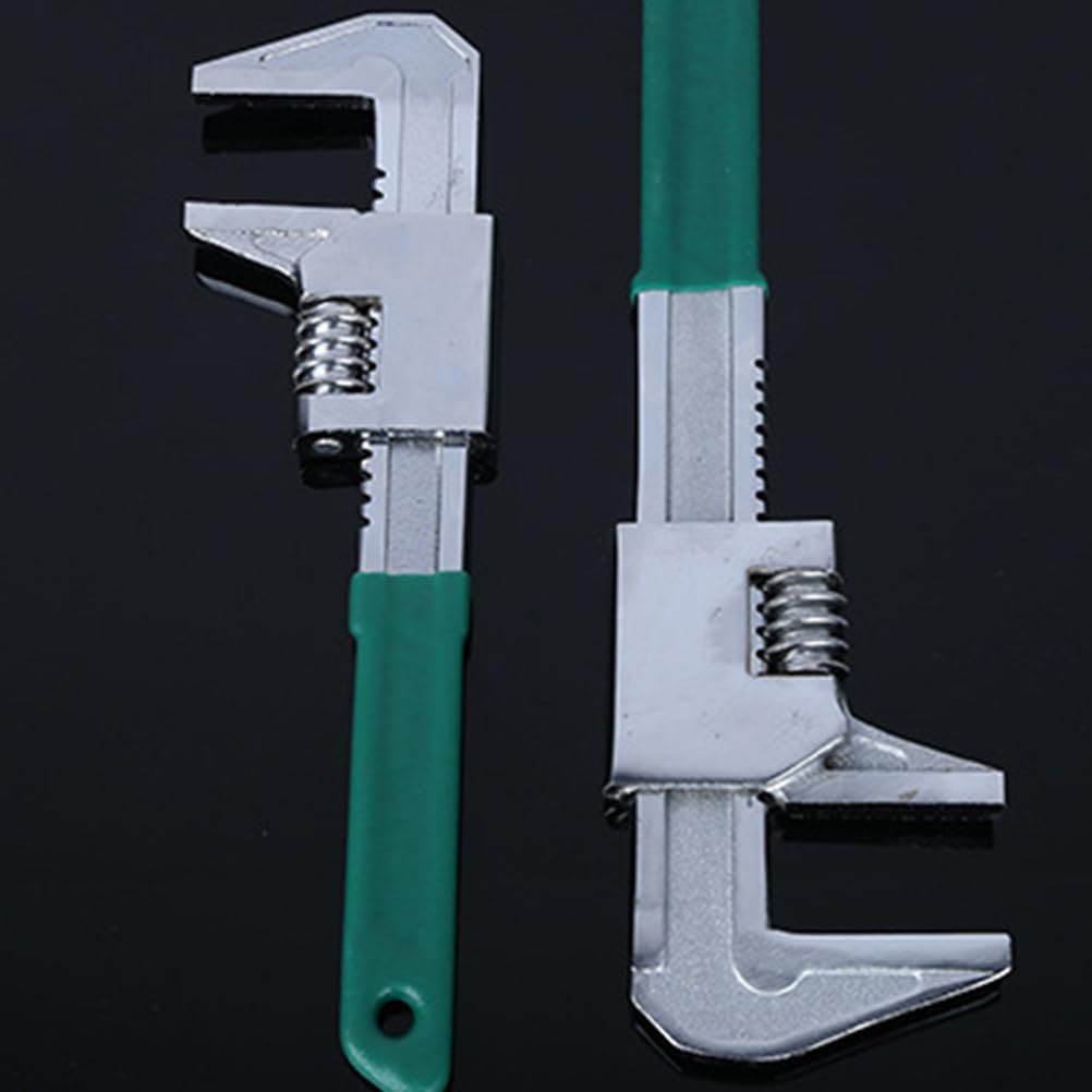 Uonlytech 1pc f-type wrench movable spanners professional shifter spanner wide opening professional hand tool plumbing wrench Tube Pliers water 45# steel pipeline