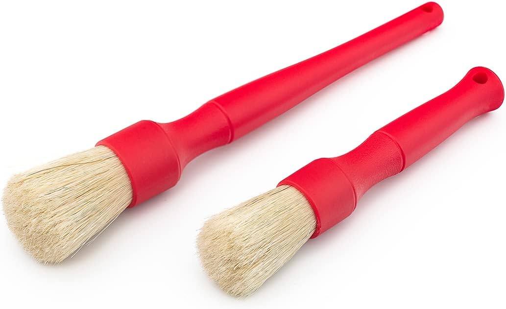 Detail FactoryDetail Factory Boar Detailing Brush Set (red)