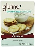 Glutino Gluten Free Crackers, Original, 125-grams (Pack of 3)
