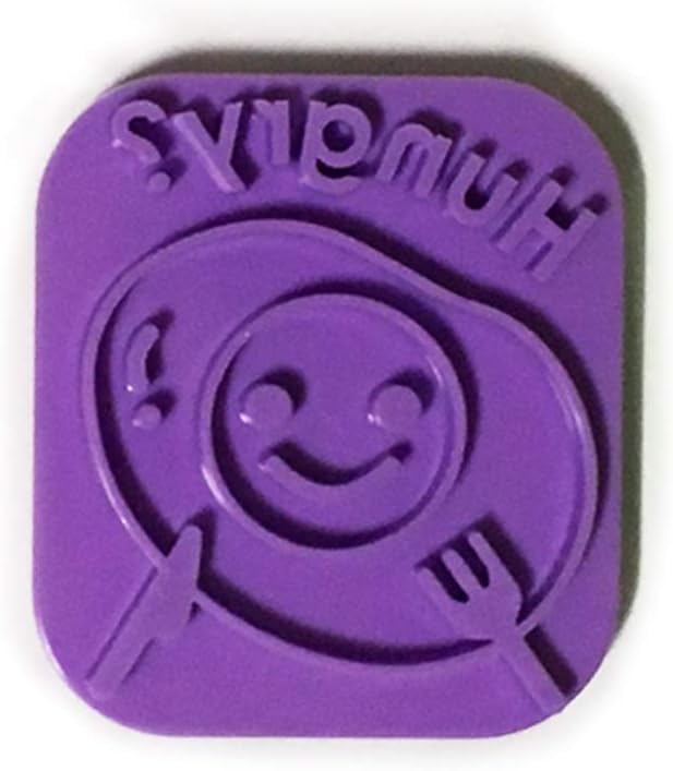Hungry? toast stamp decor mold bread toast stamper happy breakfast breakfast lunch sandwich dinner with fun cute pretty kitchen tools tableware gift for kids child children or housewife wife women mother mom