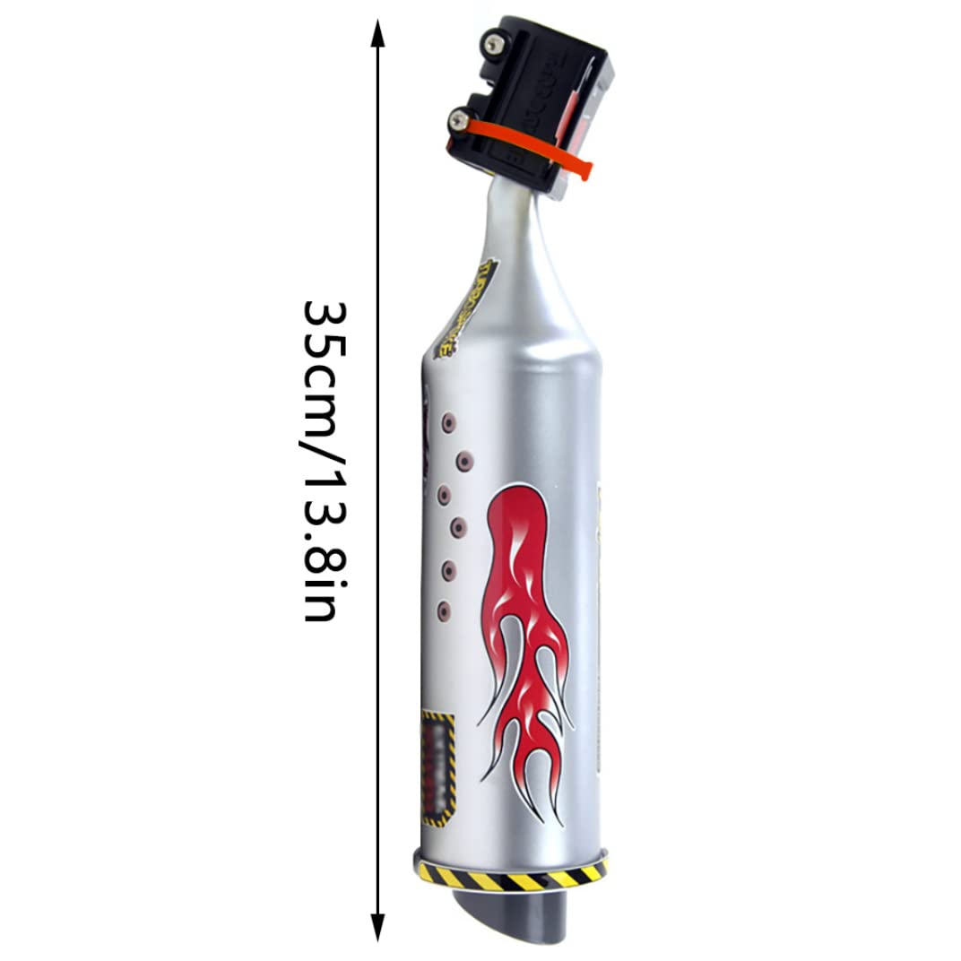 Raggi per bici, Generatore di rumore per bici Sistema audio di scarico Turbo Turbina Tubo di scarico per Giocattoli con effetto sonoro Accessori per biciclette per l'uso quotidiano